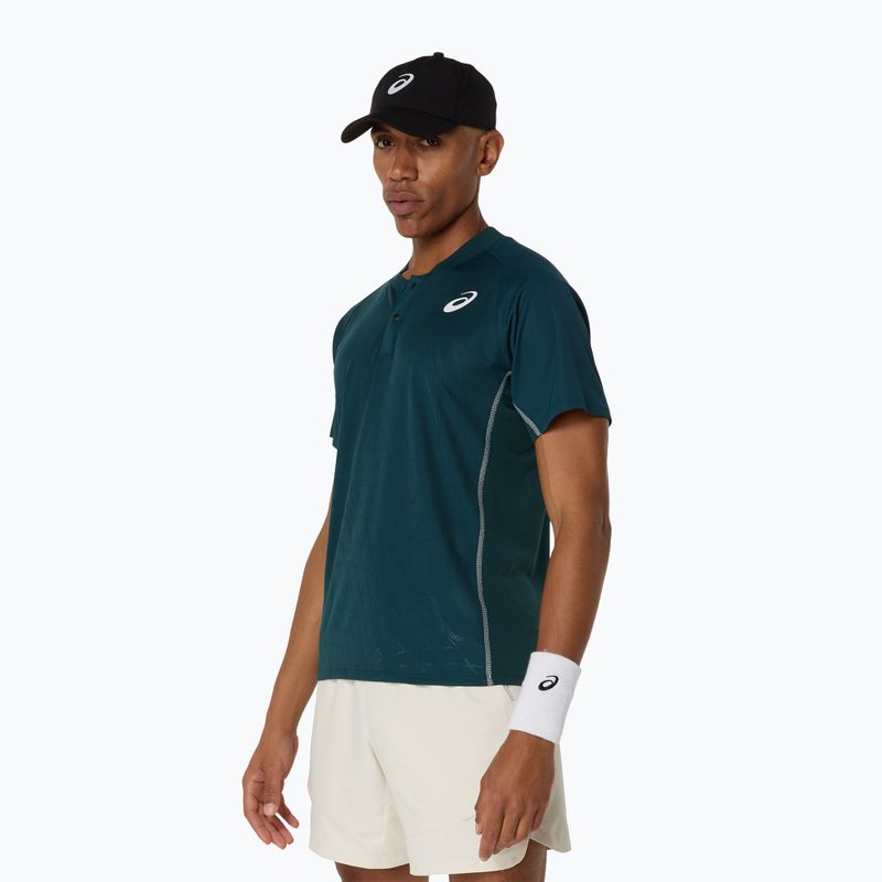 Мъжка поло тениска ASICS Match Actibreeze saxon green 4