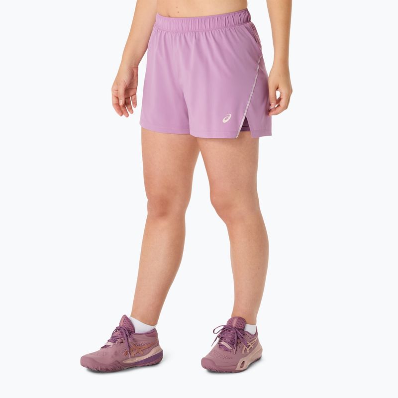 Дамски шорти за тенис ASICS Padel Court 2N1 ube 4
