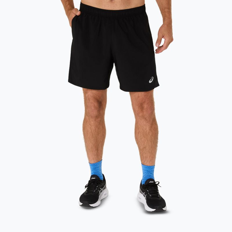 Къси панталони за бягане за мъже ASICS Core 7IN performance black