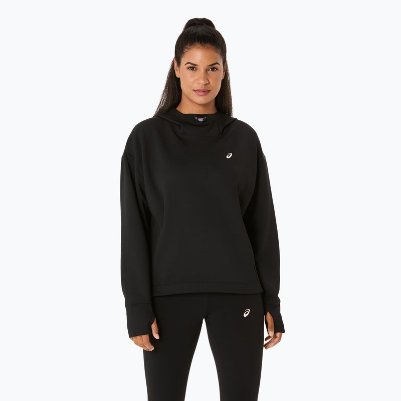 Дамски суитшърт за бягане ASICS Nagino Run Adjustable Hoodie performance black