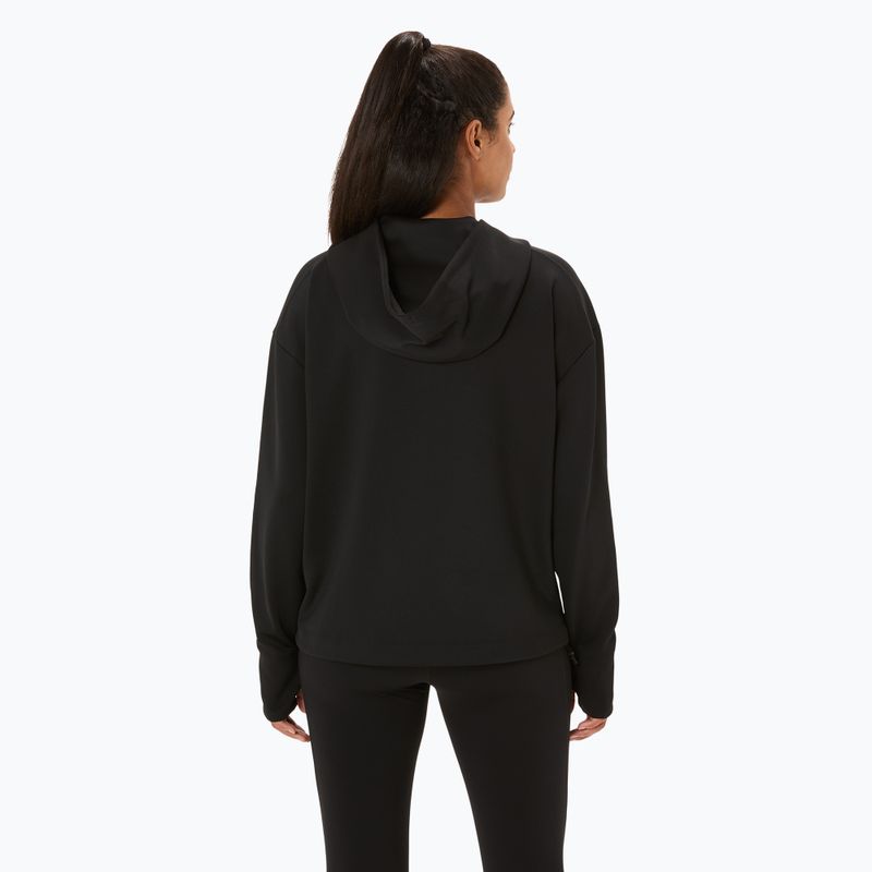 Дамски суитшърт за бягане ASICS Nagino Run Adjustable Hoodie performance black 3