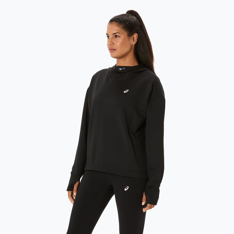 Дамски суитшърт за бягане ASICS Nagino Run Adjustable Hoodie performance black 4