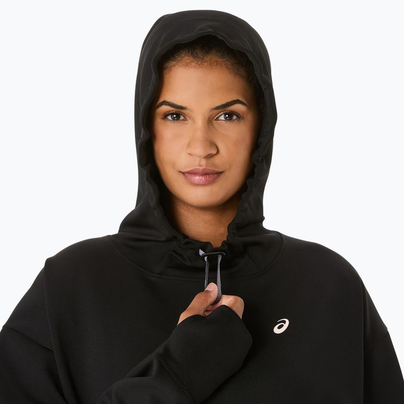 Дамски суитшърт за бягане ASICS Nagino Run Adjustable Hoodie performance black 8