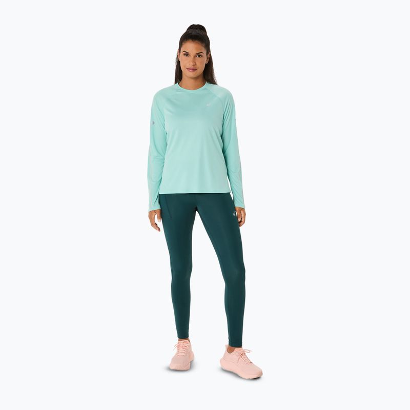 Дамска блуза с дълъг ръкав за бягане ASICS Road Lite-Show oasis green 2
