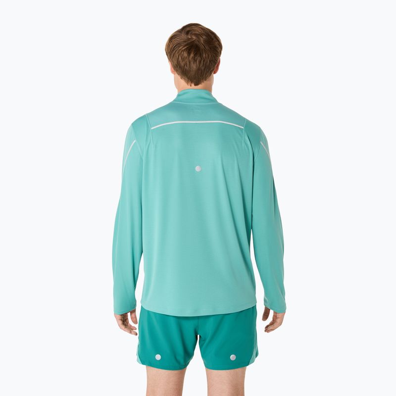 Мъжка блуза с дълъг ръкав за бягане ASICS Road Lite-Show 1/2 Zip light teal 3