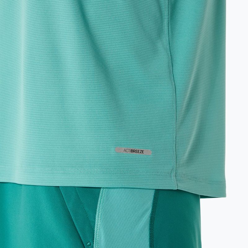 Мъжка блуза с дълъг ръкав за бягане ASICS Road Lite-Show 1/2 Zip light teal 6
