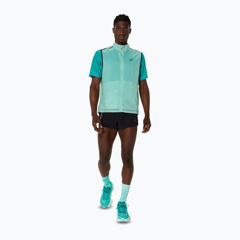 Мъжки елек за бягане Asics Metarun Packable oasis green 2