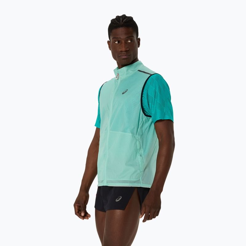 Мъжки елек за бягане Asics Metarun Packable oasis green 4
