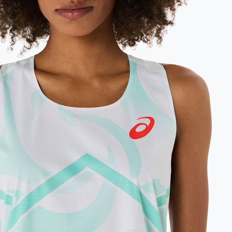 Дамска тениска за бягане ASICS Light Knit Singlet soothing sea 4