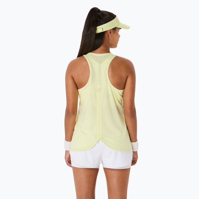 Дамска тениска за бягане ASICS Nagino Run Adjustable Tank huddle yellow heather 3