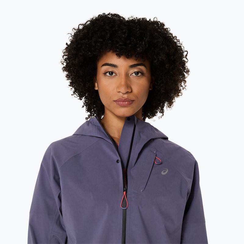 Дамско яке за бягане ASICS Metarun Waterproof greyish purple 5