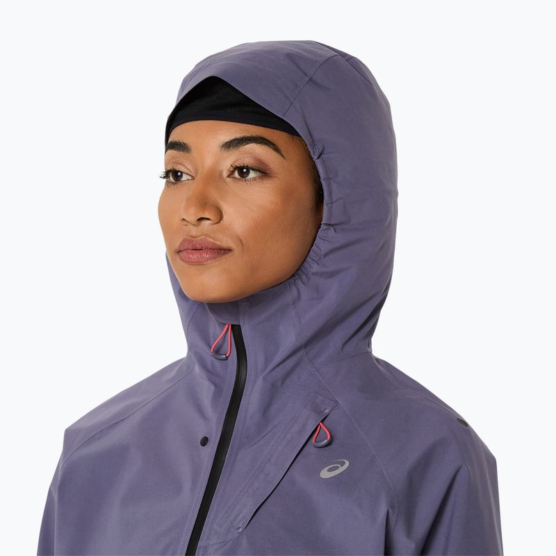 Дамско яке за бягане ASICS Metarun Waterproof greyish purple 7