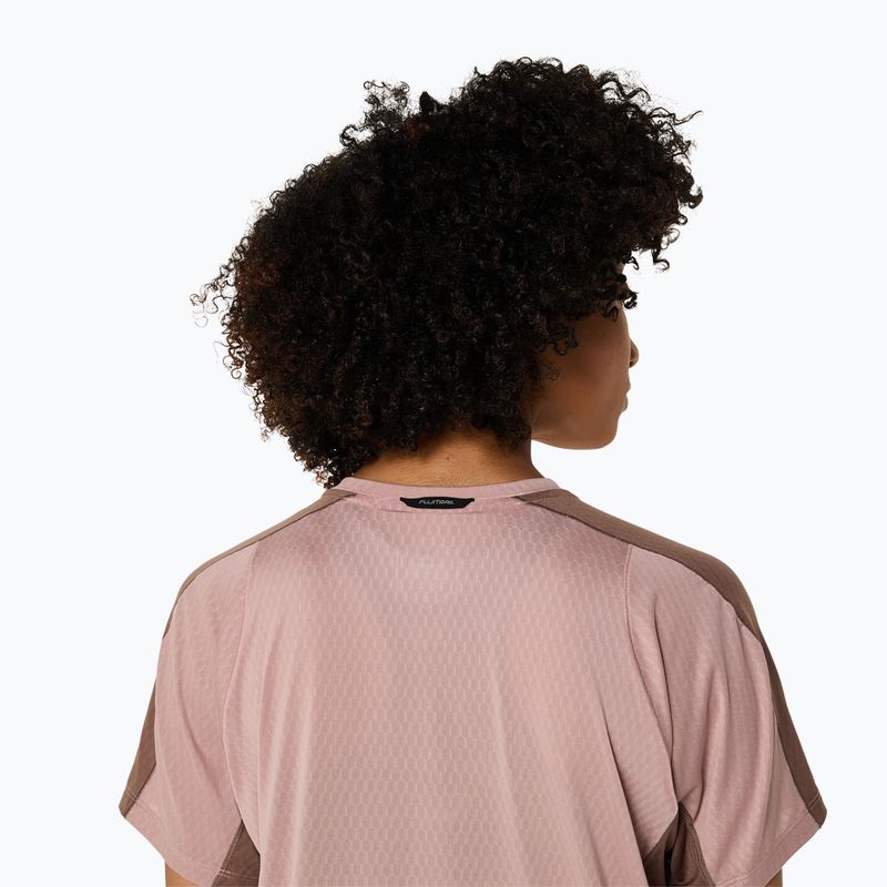 Дамска тениска за бягане ASICS Fujitrail Elite Top neutral pink/taupe grey 6