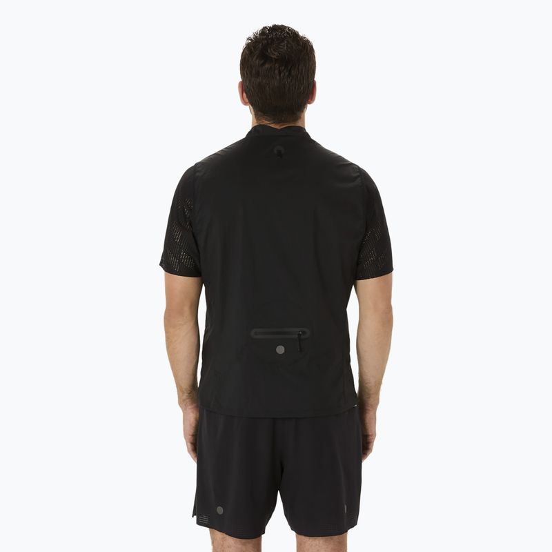 Мъжки елек за бягане ASICS Metarun Packable Gilet performance black без ръкави 2