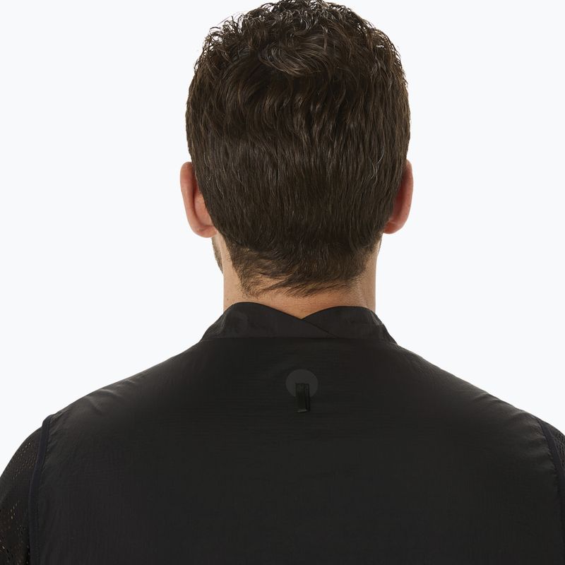 Мъжки елек за бягане ASICS Metarun Packable Gilet performance black без ръкави 4