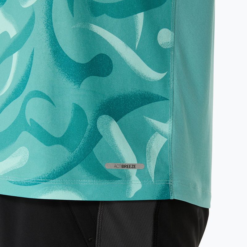 Мъжка тениска за бягане ASICS Road Lite-Show light teal 6