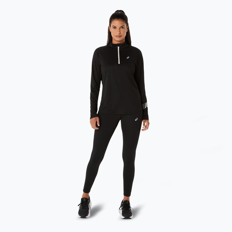 Дамска блуза за бягане с дълъг ръкав ASICS Icon 1/2 Zip LS Top performance black 2