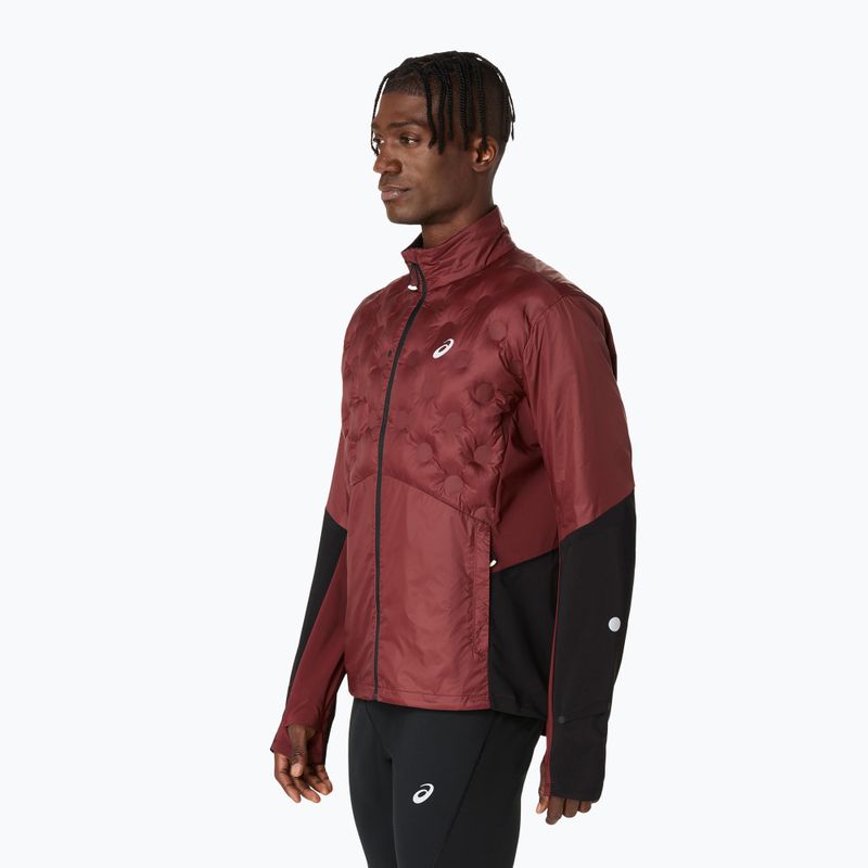 Мъжко яке за бягане ASICS Road Winter dark red planet 4
