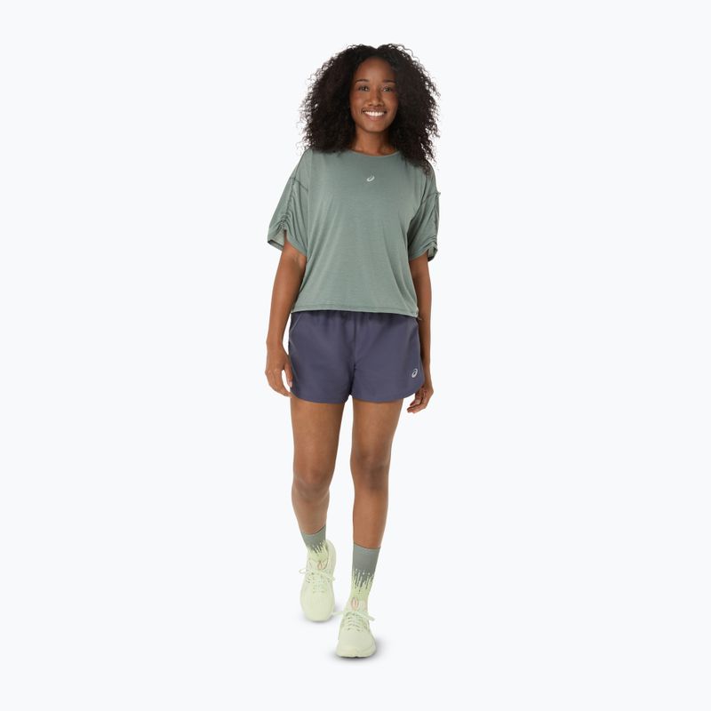 Дамска тениска за бягане ASICS Nagino Run Adjustable Top monument blue 2
