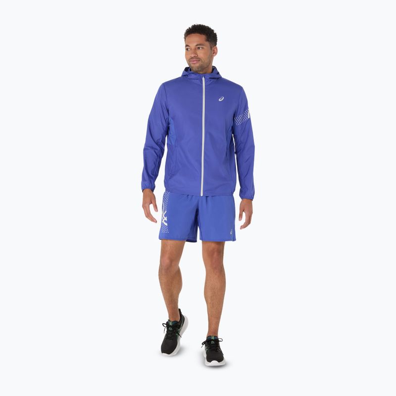 Мъжко яке за бягане ASICS Icon dark cobalt 2
