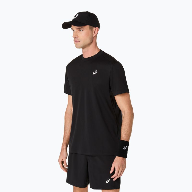 Мъжка тениска за тенис ASICS Court Top performance black 4