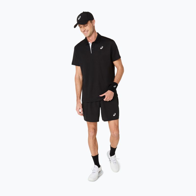 Мъжка поло тениска ASICS Court Polo performance black 5