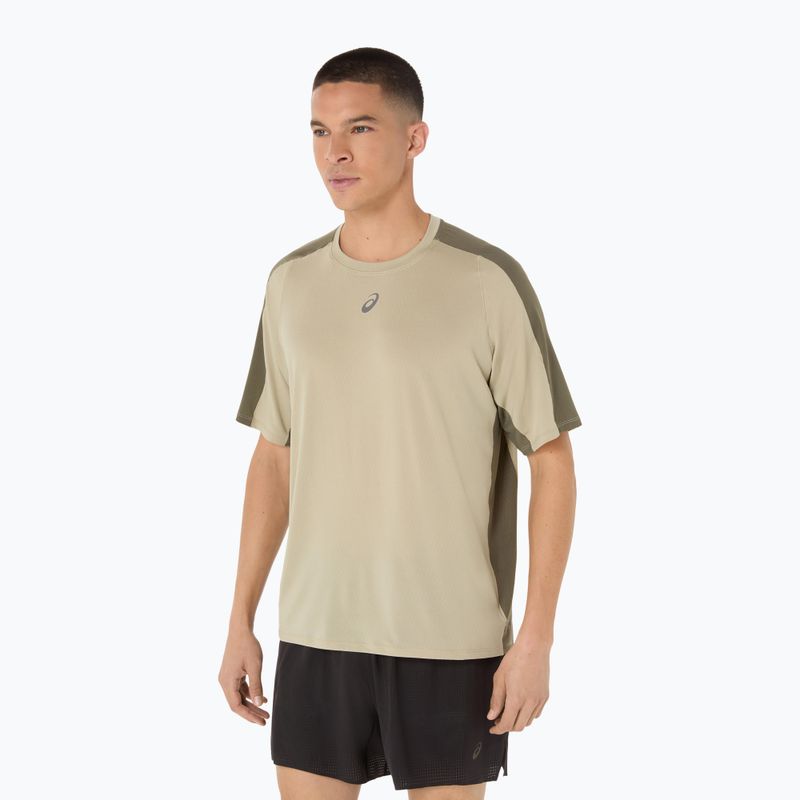 ASICS мъжка тениска за бягане Fujitrail Elite Top каки/мантово зелено 4