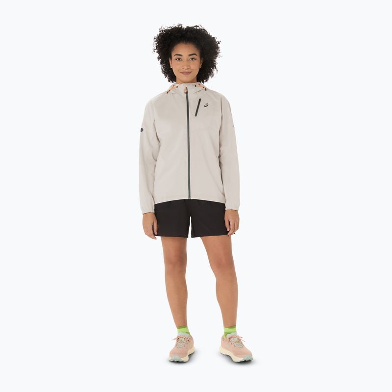 Дамско яке за бягане ASICS Fujitrail Elite Waterproof cream 2
