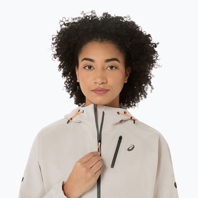 Дамско яке за бягане ASICS Fujitrail Elite Waterproof cream 5