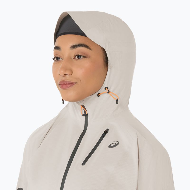 Дамско яке за бягане ASICS Fujitrail Elite Waterproof cream 6