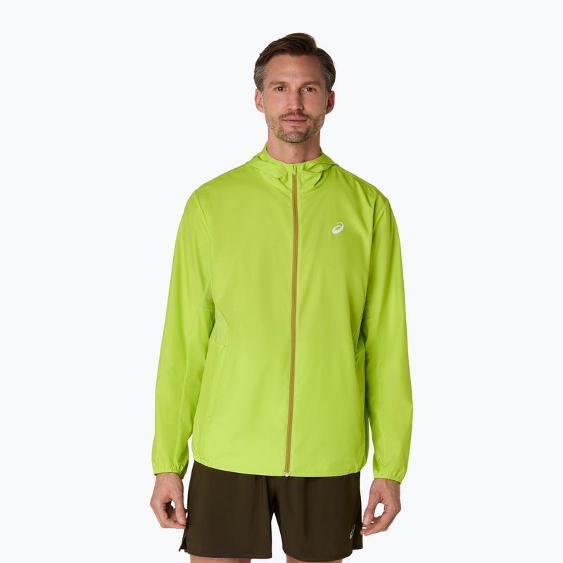 Мъжко яке за бягане ASICS Core neon lime