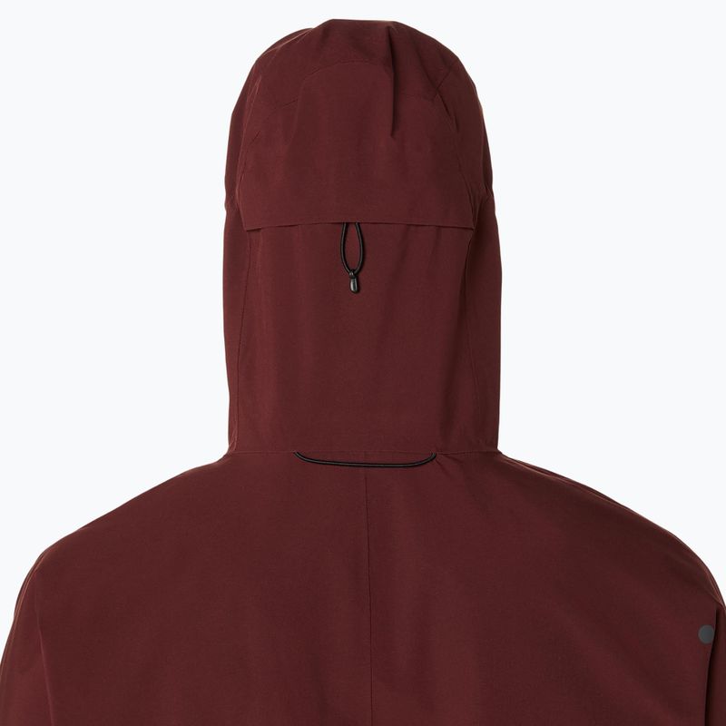 Мъжко яке за бягане ASICS Metarun Waterproof dark red planet 7