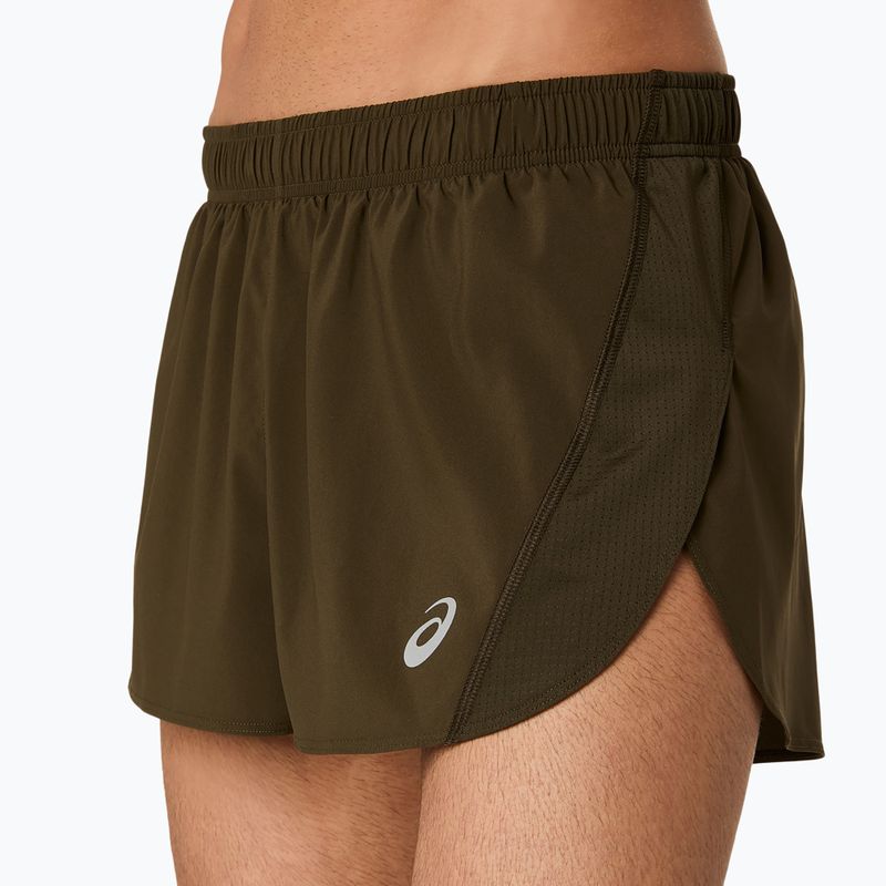 Мъжки шорти за бягане ASICS Core Split Short brown stone 5