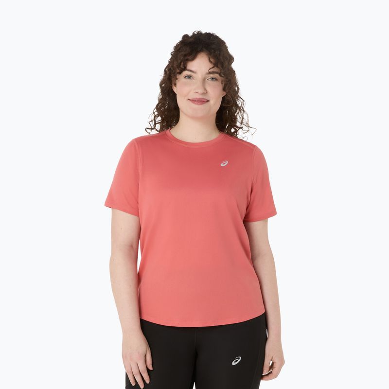 ASICS дамска тренировъчна тениска Core Top тъмнорозова глина