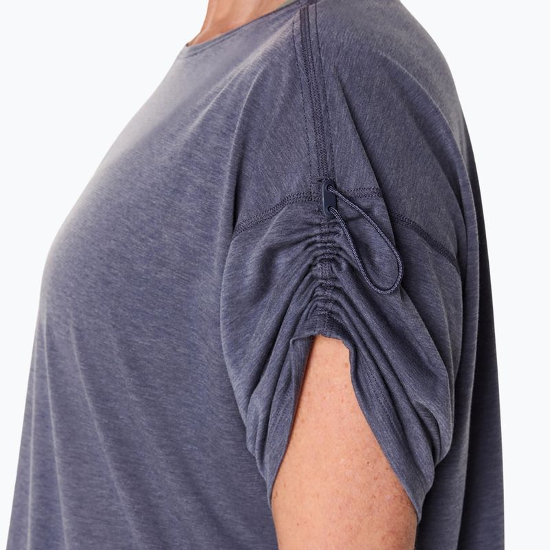 ASICS Nagino Run Adjustable Top за жени, индигова мъгла, тениска за бягане 6