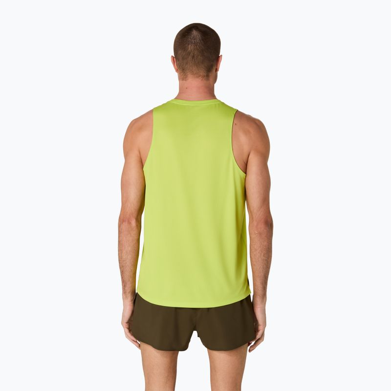 Мъжка тениска за бягане ASICS Core Singlet neon lime 2
