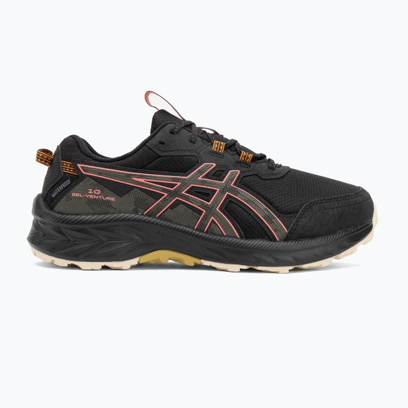 ASICS Gel-Venture 10 Водоустойчиви дамски обувки за бягане черен/кафяв камък 2