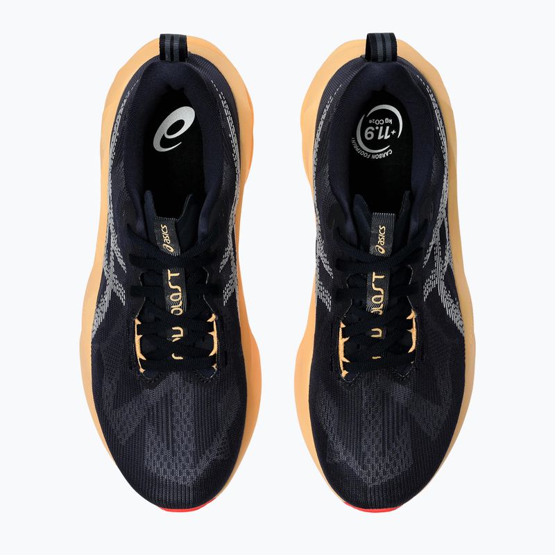 ASICS Novablast 5 midnight/orange glow мъжки обувки за бягане 14