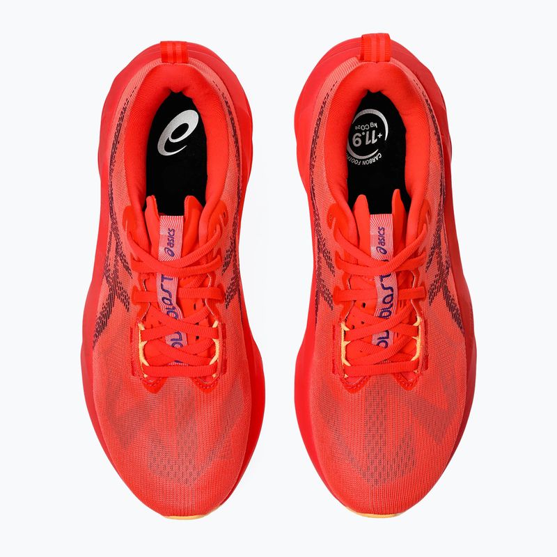 ASICS Novablast 5 мъжки обувки за бягане светкавично червено/червено лилаво 7