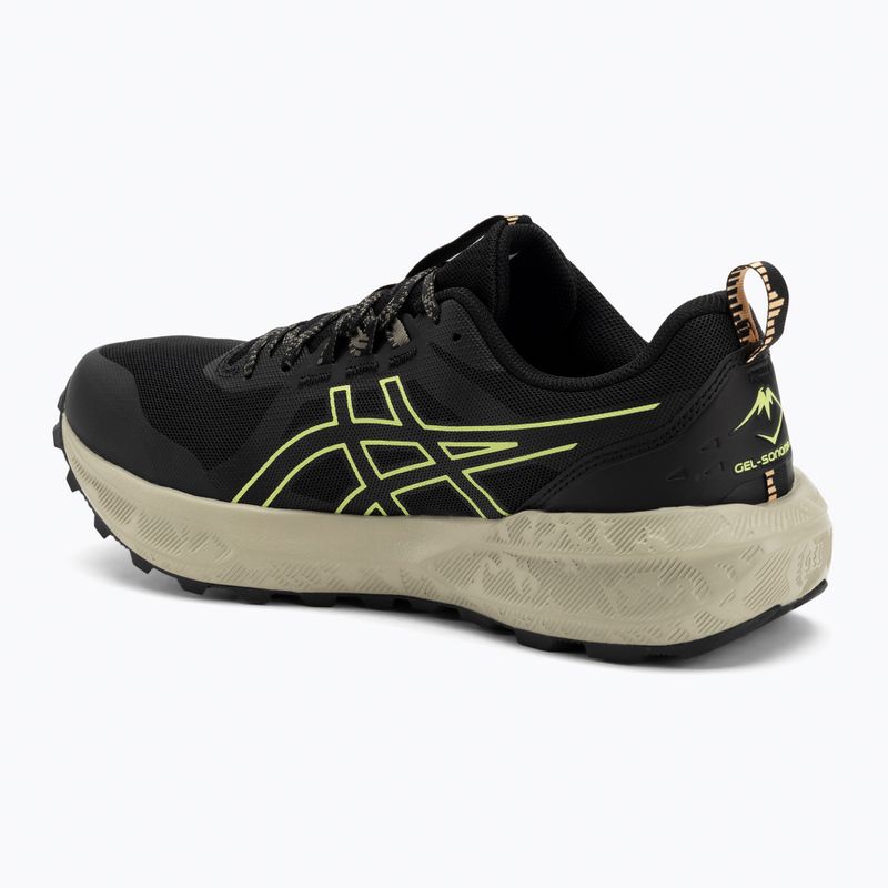ASICS Gel-Sonoma 8 мъжки обувки за бягане черно/лимонено зелено 3