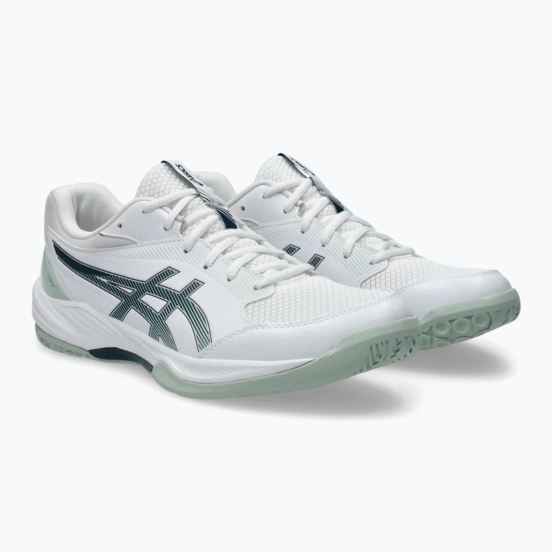 ASICS мъжки обувки Gel-Task 4 white/tranquil teal 10