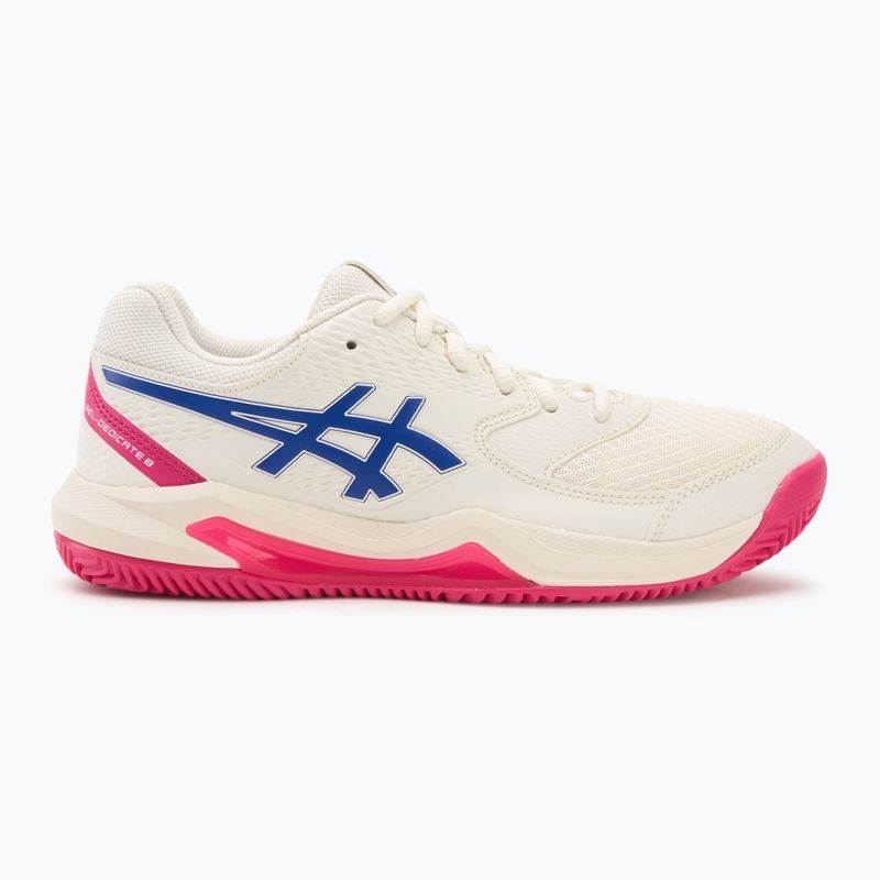 Дамски обувки за тенис Asics Gel-Dedicate 8 Clay W cream/dark cobalt 2