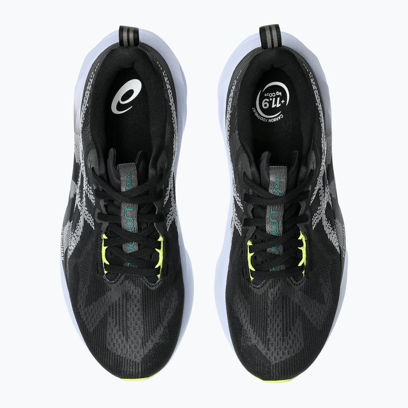 ASICS Novablast 5 мъжки обувки за бягане черно/синьо избледняване 14