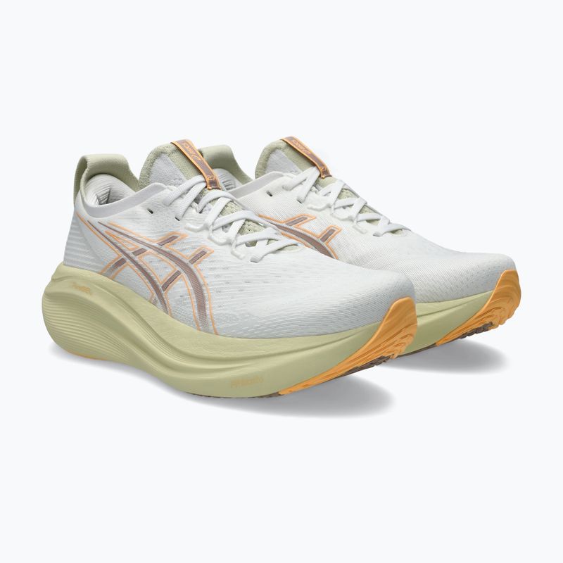 ASICS Gel-Nimbus 27 мъжки обувки за бягане бяло/зелено 3
