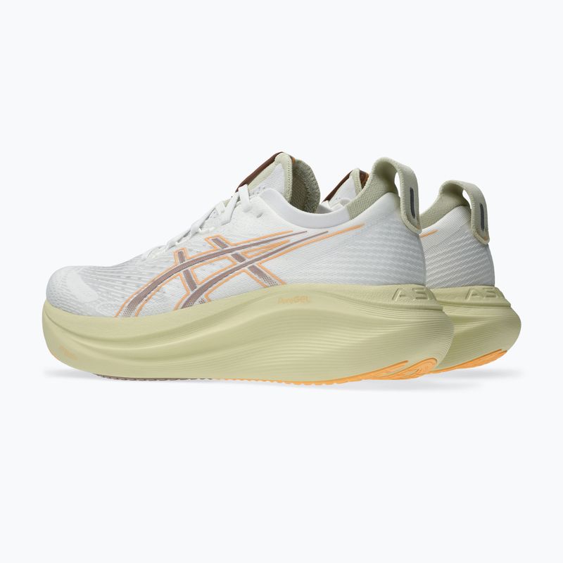 ASICS Gel-Nimbus 27 мъжки обувки за бягане бяло/зелено 4