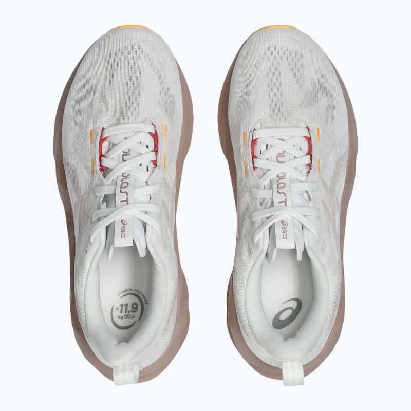 ASICS Novablast 5 дамски обувки за бягане бяло/зелено 13