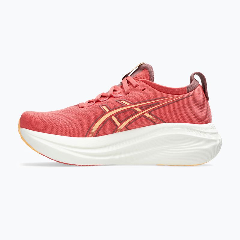 Asics Gel-Nimbus 27 дамски обувки за бягане тъмнорозова глина/оранжев блясък 2