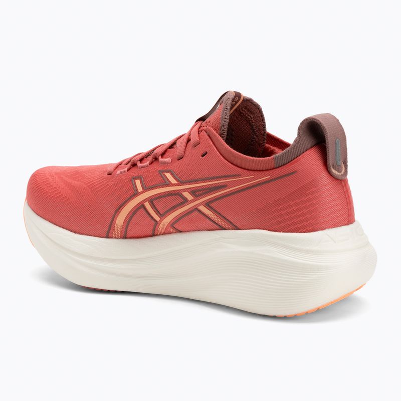 Asics Gel-Nimbus 27 дамски обувки за бягане тъмнорозова глина/оранжев блясък 3