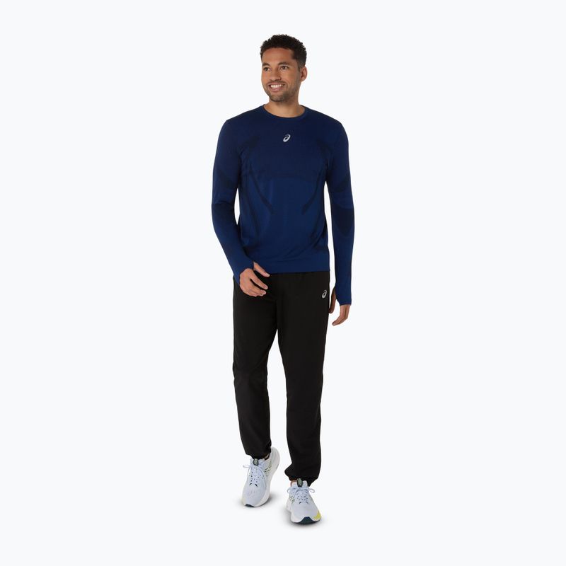 Мъжки ASICS Road Seamless LS midnight за бягане с дълъг ръкав 2