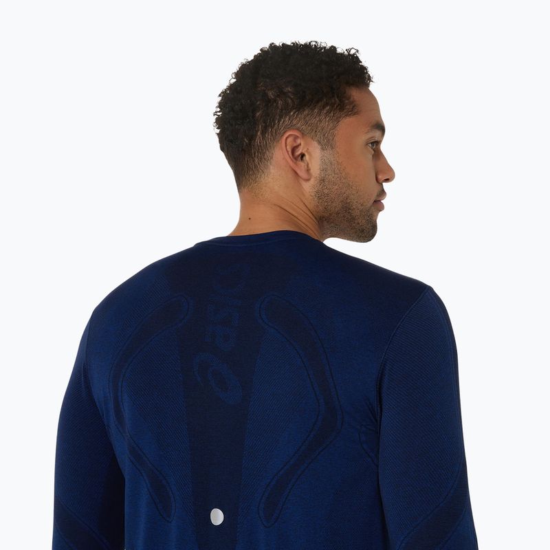 Мъжки ASICS Road Seamless LS midnight за бягане с дълъг ръкав 6